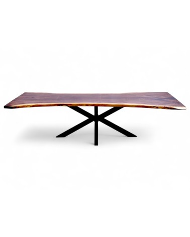 Table bois massif de Suar en 275 cm - modèle Azura