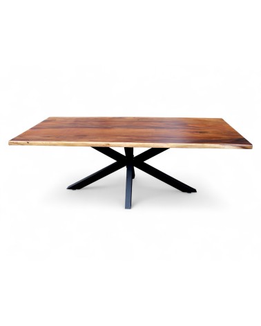 Tisch aus massivem Suar Holz 230 cm - Modell Cosmos