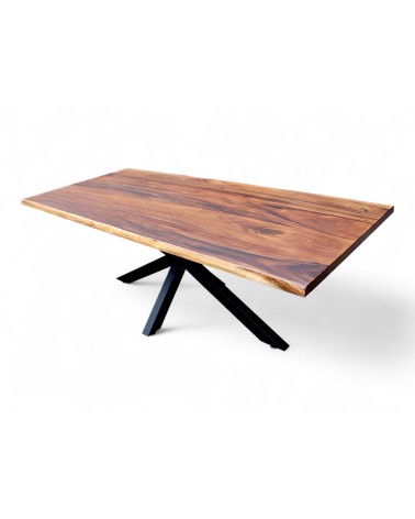 Table bois de Suar massif 230 cm - modèle Cosmos