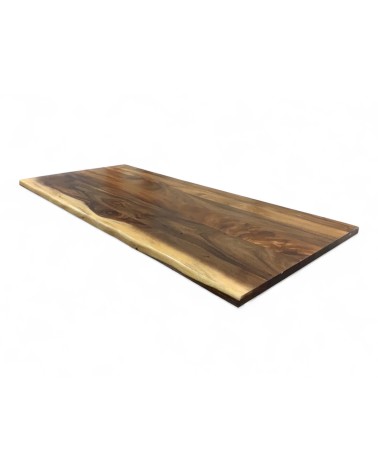 Table bois verni 180 cm avec pieds U - modèle Météorite