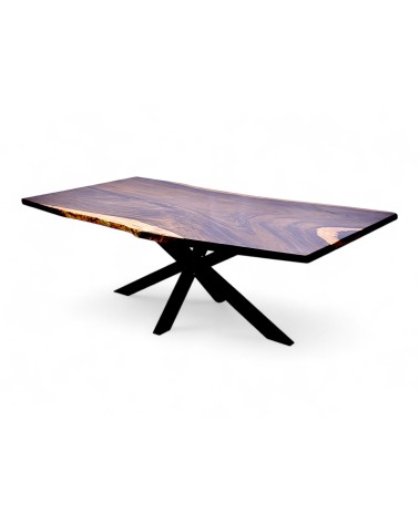 Massiv Holztisch 218 cm - Modell Oeil de Tigre