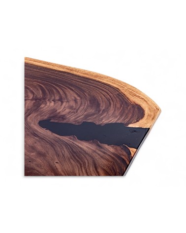 Table bois et résine 236 cm - modèle Molokai