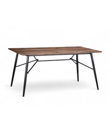 Table à dîner en bois et métal 200 cm - modèle Camilla