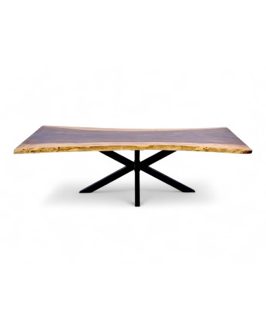 Table Bois massif de Suar 254 cm - modèle Malawi