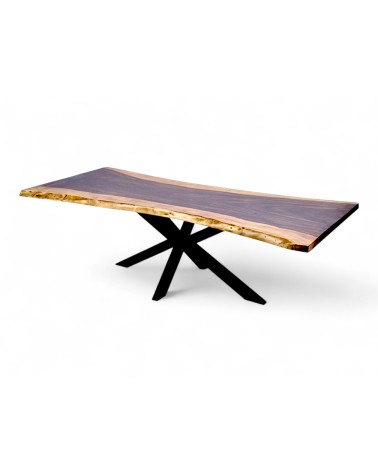 Table Bois massif de Suar 254 cm - modèle Malawi