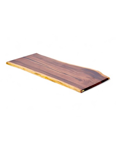 Table bois de Suar et pied métal 208 cm - modèle Halloula