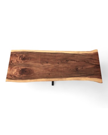 Table bois massif naturel 10 personnes - modèle Azurite