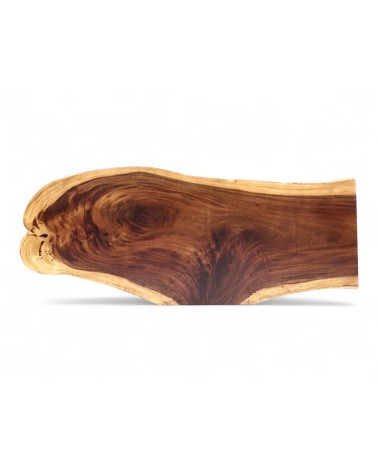 Abgerundeter Tisch aus massivem Holz Suar 240 cm - Modell Tonga