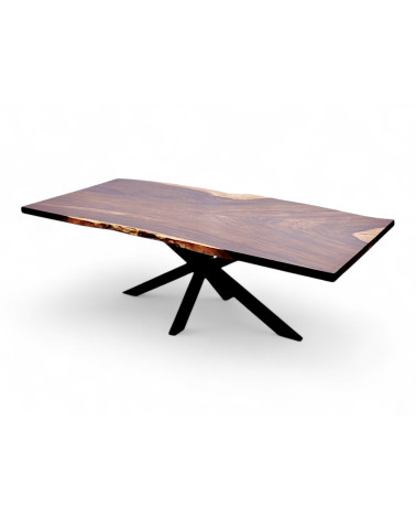 Table de repas en Suar 218 cm - modèle Pierre de soleil