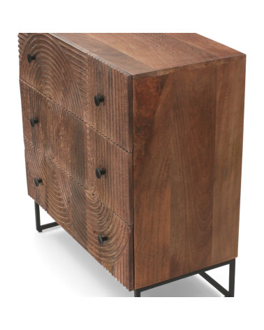 Rückansicht der Holzkommode Cazadeco