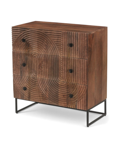 Holzkommode Cazadeco – Seitenansicht