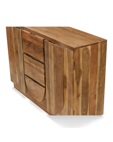 Detailansicht des Sideboards aus Akazienholz – Anand