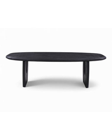 Table basse Aman en bois massif d’acacia au design organique et contemporain