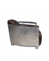 Fauteuil Aviateur "Mermoz" Cuir Marron 