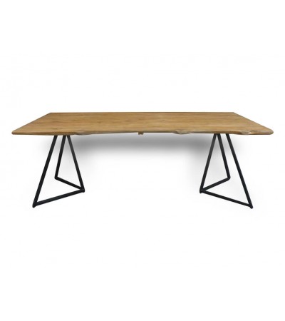 Esstisch aus massivem recyceltem Teakholz 210 cm 
