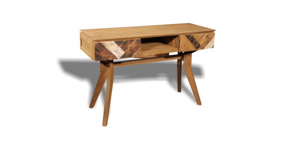 Console "Ticao" en bois massif coloré de Teck recyclé