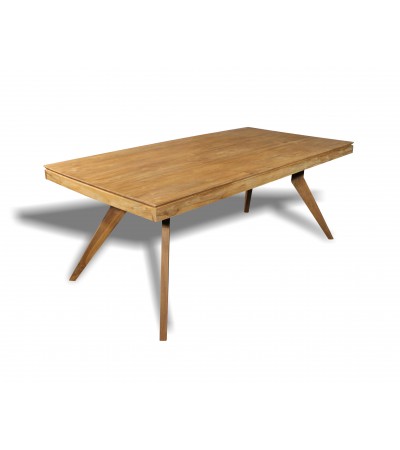 Table de Repas en bois de teck recyclé massif 200 cm 