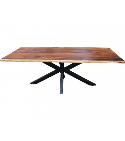 Table bois naturel 200 cm "Cassiopée"
