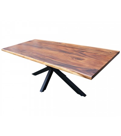 Table bois de Suar massif 230 cm "Cosmos"
