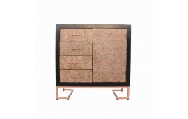 Kommode aus Holz und Metall im Vintage Stil "Jaïpur"