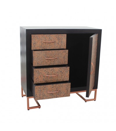 Kommode aus Holz und Metall im Vintage Stil "Jaïpur"