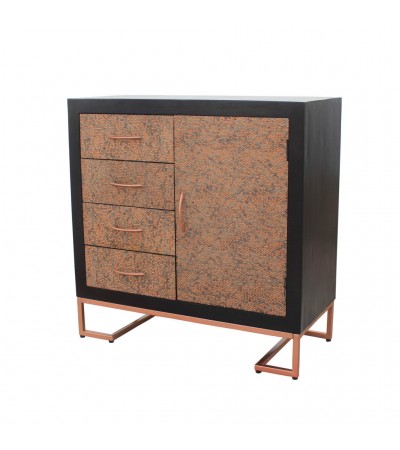 Kommode aus Holz und Metall im Vintage Stil "Jaïpur"