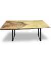 Table en bois massif et épais 170 cm "Gravitation"