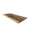 Table bois naturel 200 cm avec pieds U "Cassiopee"