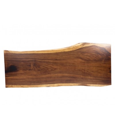 Grande table bois massif de Suar 275 cm "Vulcano"