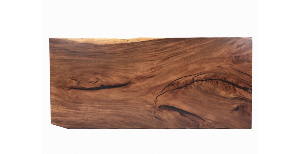 grande table en bois massif de suar 260 cm "Lanzarotte"
