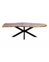 Table arrondie en bois solide de Suar 240 cm "Tonga"
