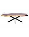 Table forme destructuree bois de Suar 234 cm "Baringo"