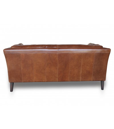 Canape en cuir marron tres cosy "Marty"