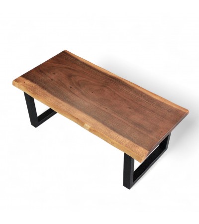 Table basse en bois de Suar massif "Gaya", 120 cm