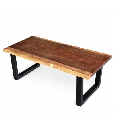 Table basse en bois de Suar massif "Gaya", 120 cm