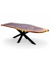 Table arrondie en bois solide de Suar 240 cm "Tonga"