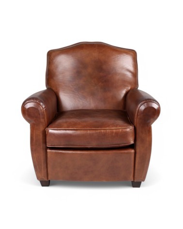 Clubsessel Braun Vintage Leder - Modell Palermo