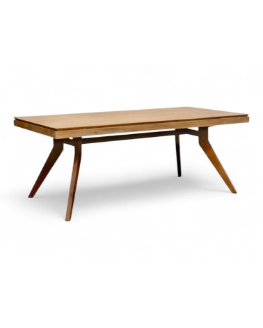 Table de repas en bois de teck massif 200 cm - modèle Sumatra