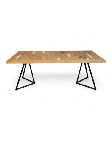 Table à manger en bois de teck massif  210 cm - modèle Java