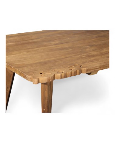 Table basse bois de teck - collection Flores