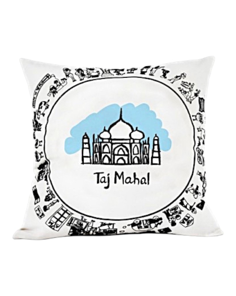 Housse de coussin - modèle Taj Mahal