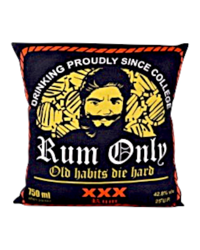 Housse de coussin - modèle RUM ONLY