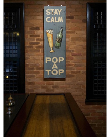 Dekorative Malerei -Modell Stay Calm Pop A Top