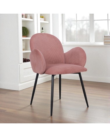 4 x Chaises en velours côtelé - collection Erin