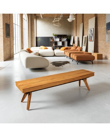 Banc bois recyclé de teck - modèle Ubud