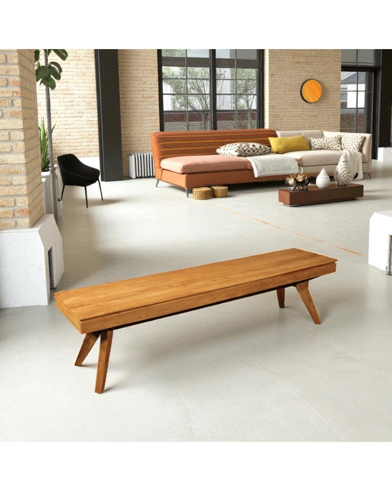 Sitzbank recyceltes Teakholz - Modell Ubud