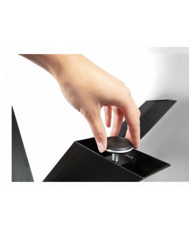 Tisch aus Suarholz und braunem Epoxidharz 200 cm - Modell Onyx