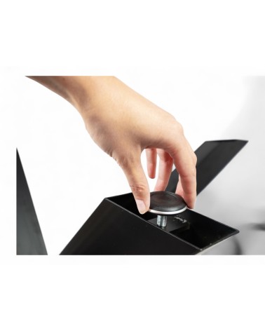 Table en bois véritable de Suar et résine époxy bleu 200 cm - modèle Calypso