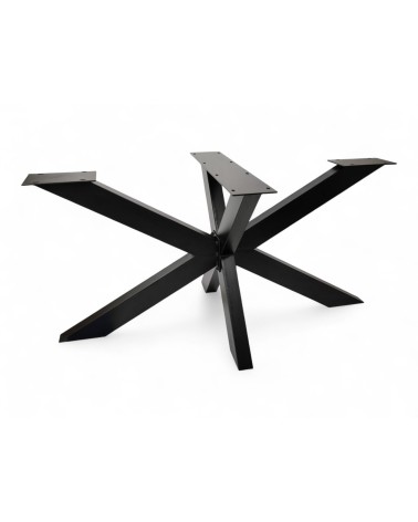 Table en bois et résine époxy bleu 230 cm - modèle Brume