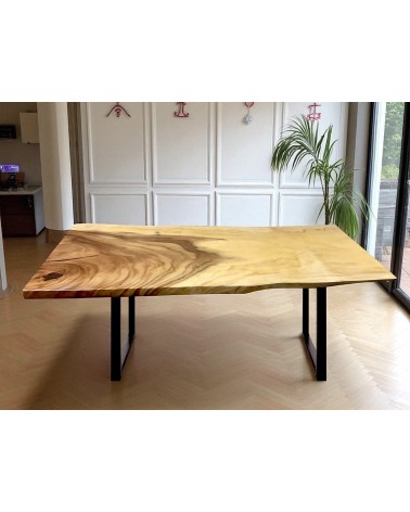 Table en bois massif et épais 170 cm - modèle Gravitation